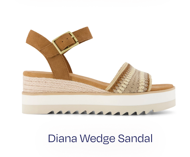 Diana Wedge Sandal