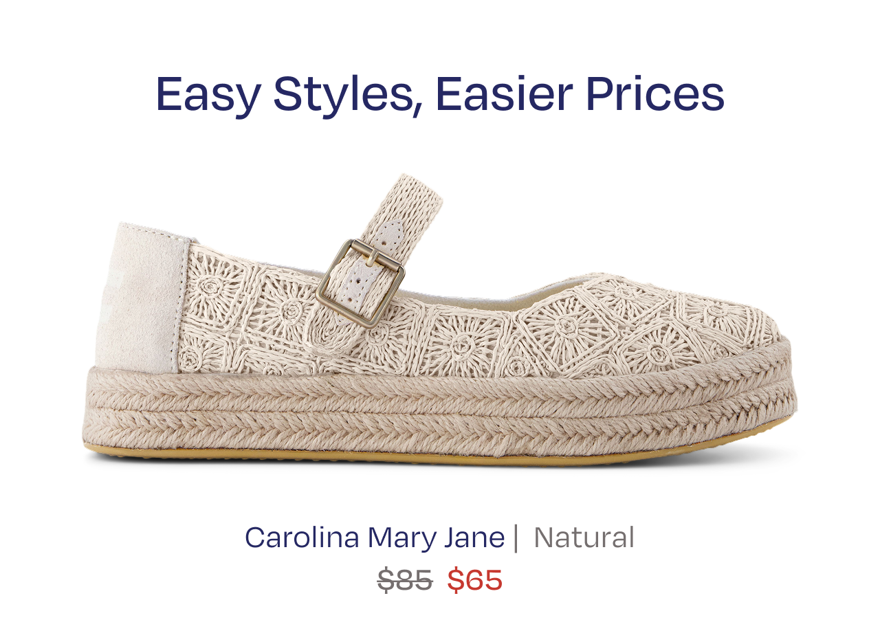 Carolina Mary Jane Espadrille