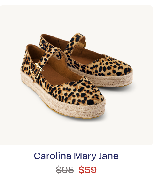 Carolina Mary Jane Espadrille