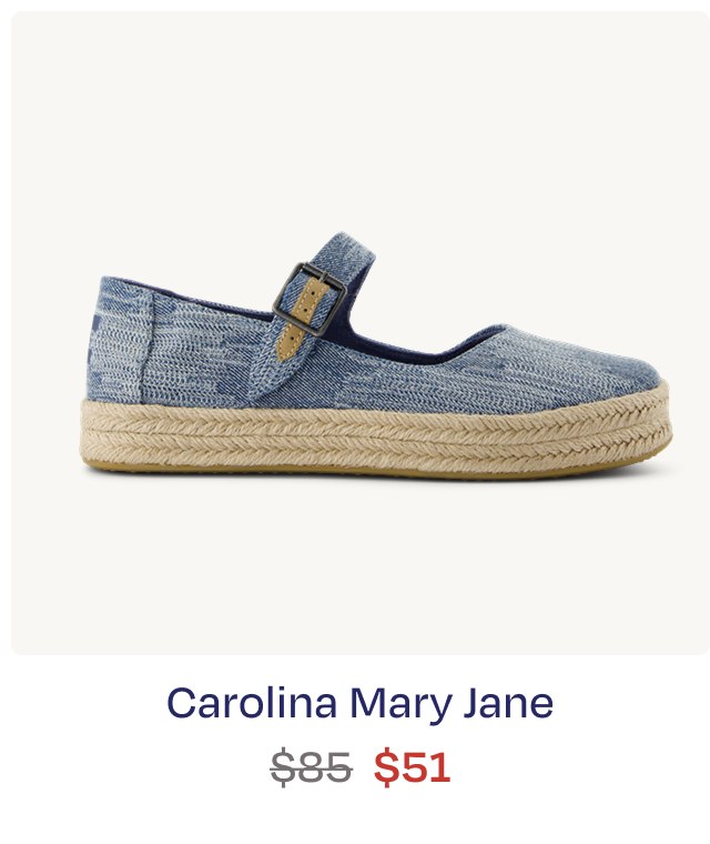 Carolina Mary Jane Espadrille