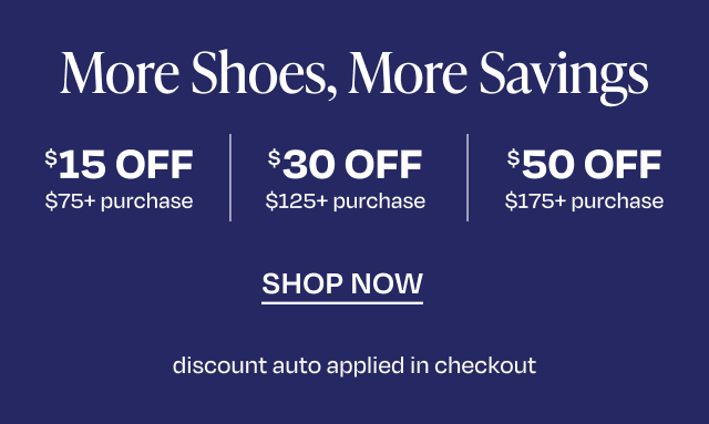 More Shoes, More Savings