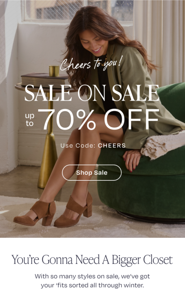 Cheers to You Sale on Sale Up to 70% Off
