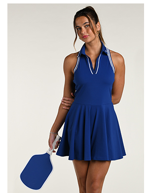 Court Coquette Tennis Dress - Harbor