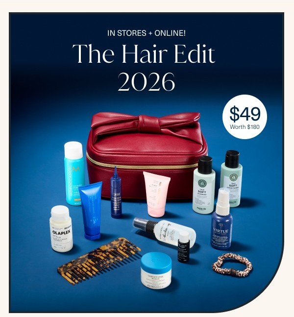 the image is of the hair edit. $49 worth $180.