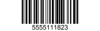 bar code: 5555111823