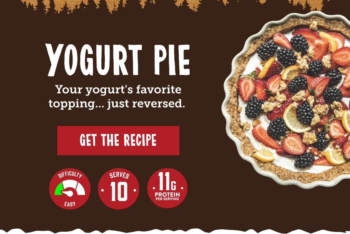 recipe: yogurt pie with kodiak granola