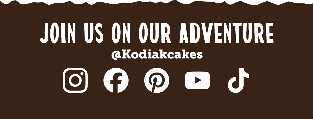 Join us on our adventure @kodiakcakes