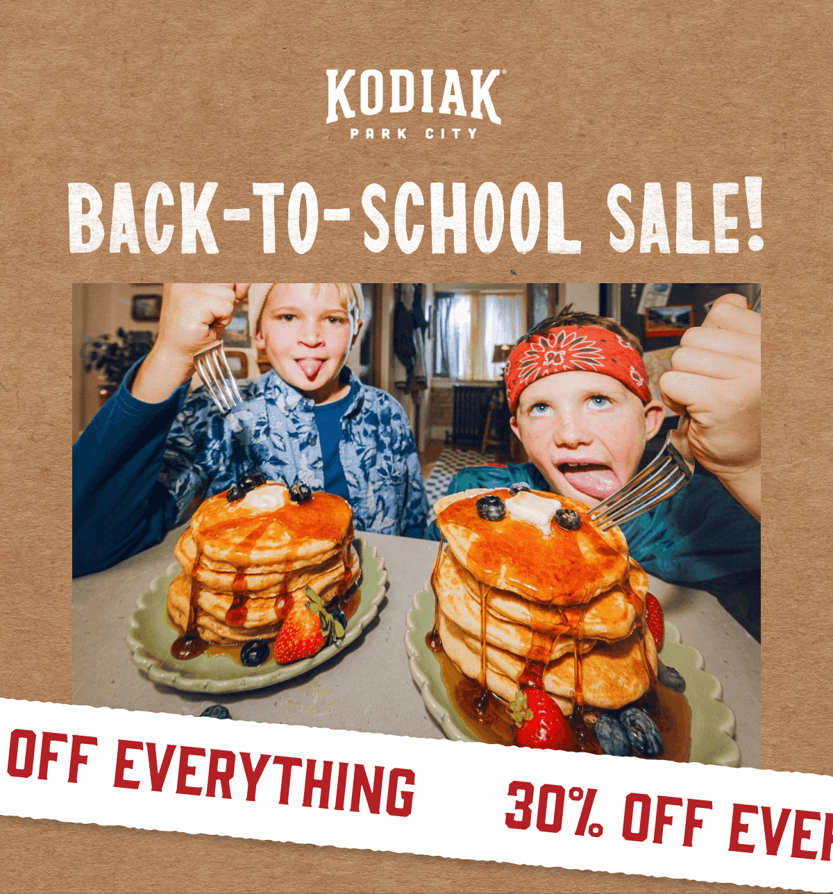 Back-to-school sale - 30% off