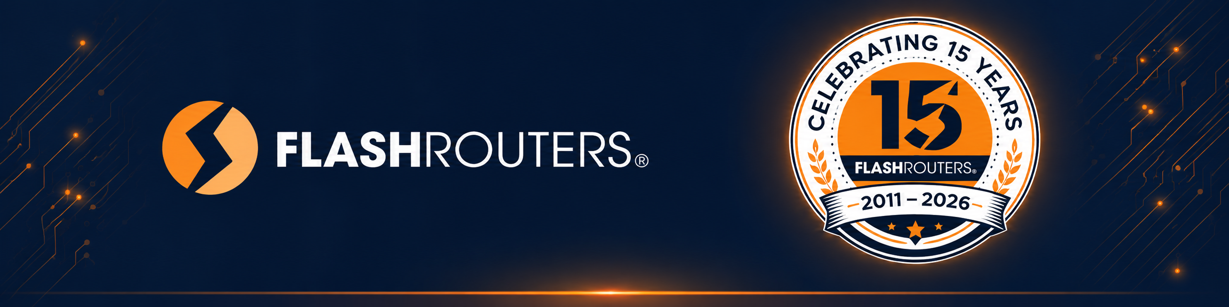 FlashRouters - 15 Years. Still Independent.