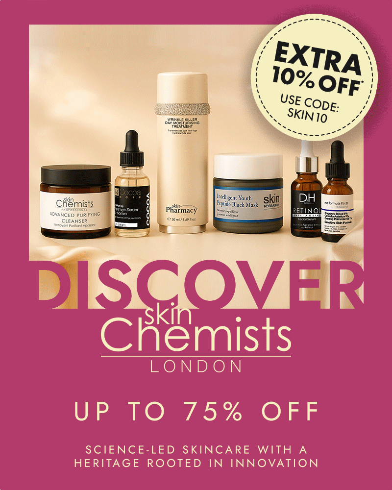 Extra 10% Off! Our SkinChemists Favourites