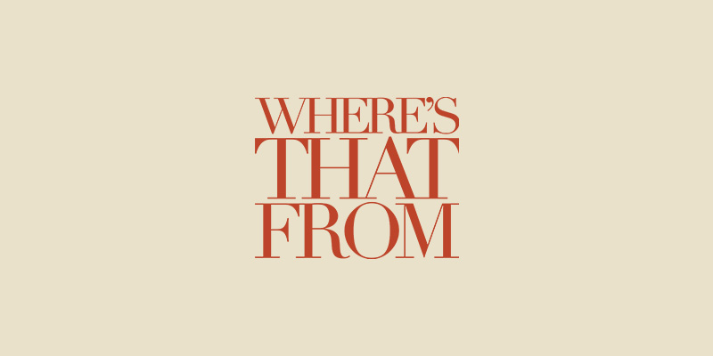 Where's That From: Footwear & Accessories