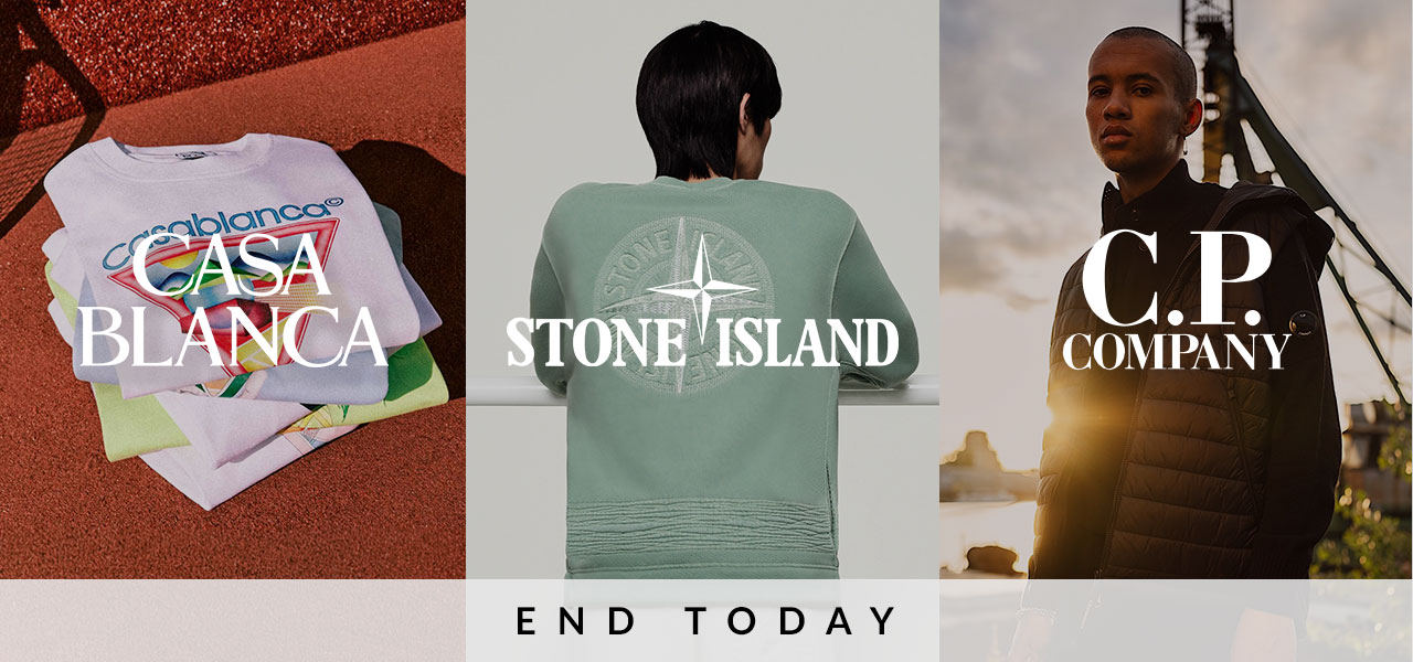 New In: Men's Brands incl. Stone Island, C.P. Company & Casablanca
