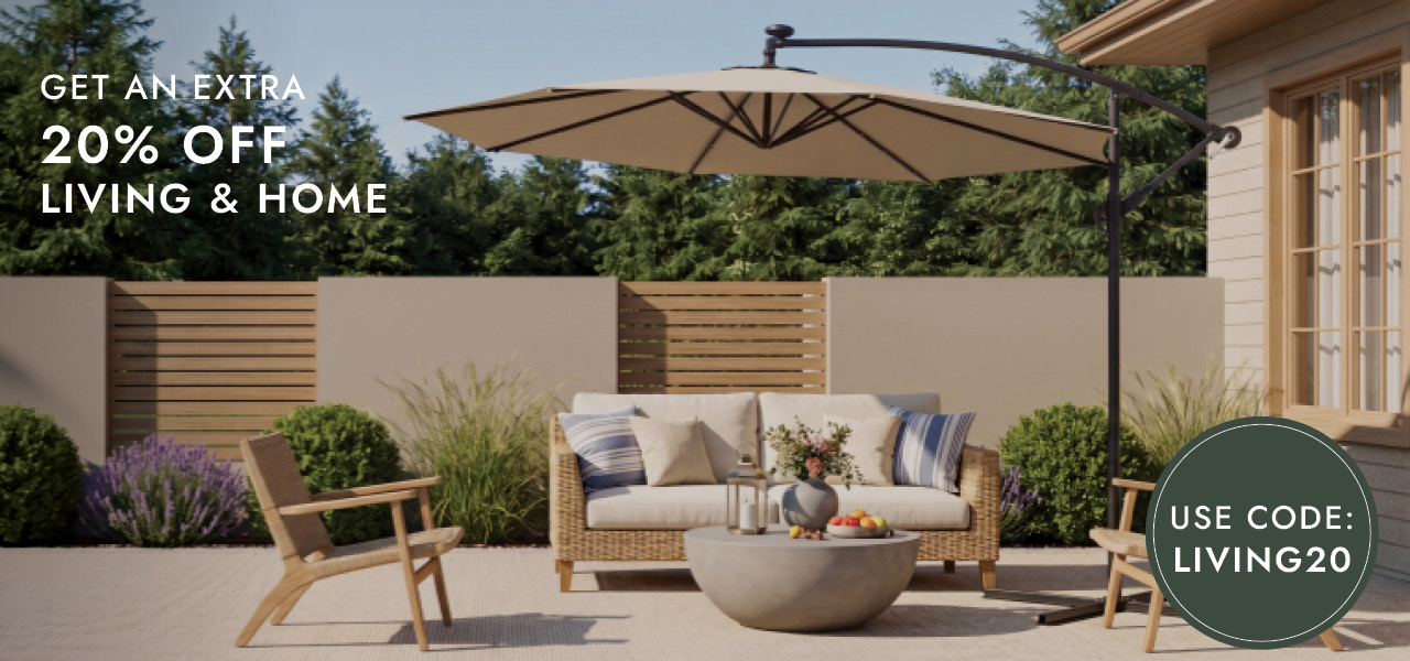 Extra 20% off Living & Home
