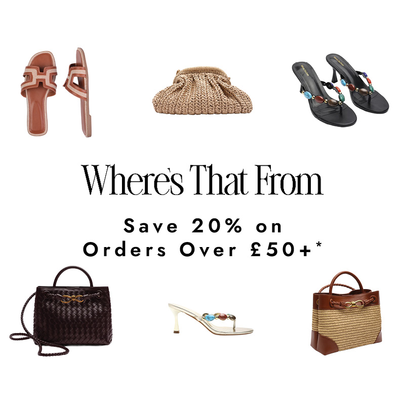 Where's That From: Spend £50+, Save 20%