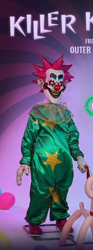 5.8FT Spikey Killer Klowns from Outer Space Animated Decoration - Tekky