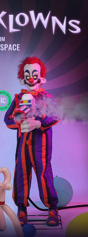 5.6FT Animated Rudy Killer Klowns from Outer Space Decoration - Tekky