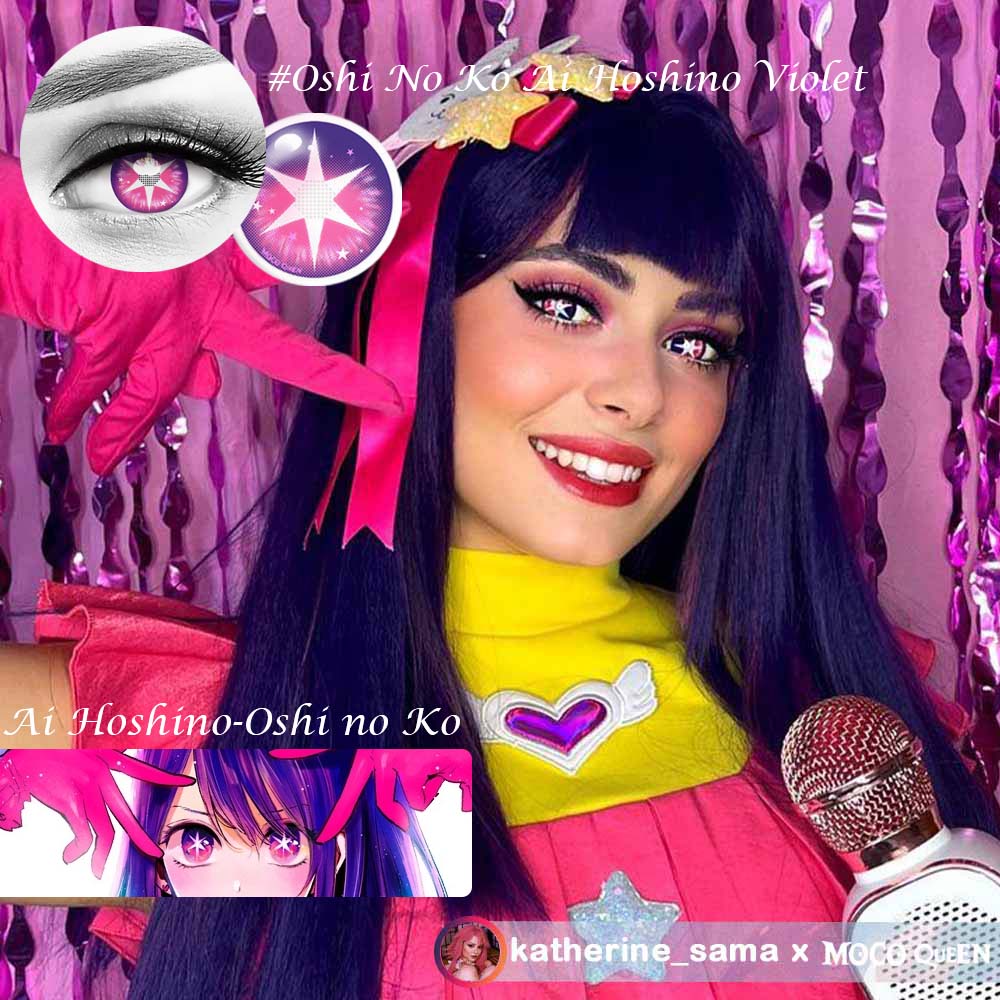 Oshi No Ko Ai Hoshino Violet Costume Contacts