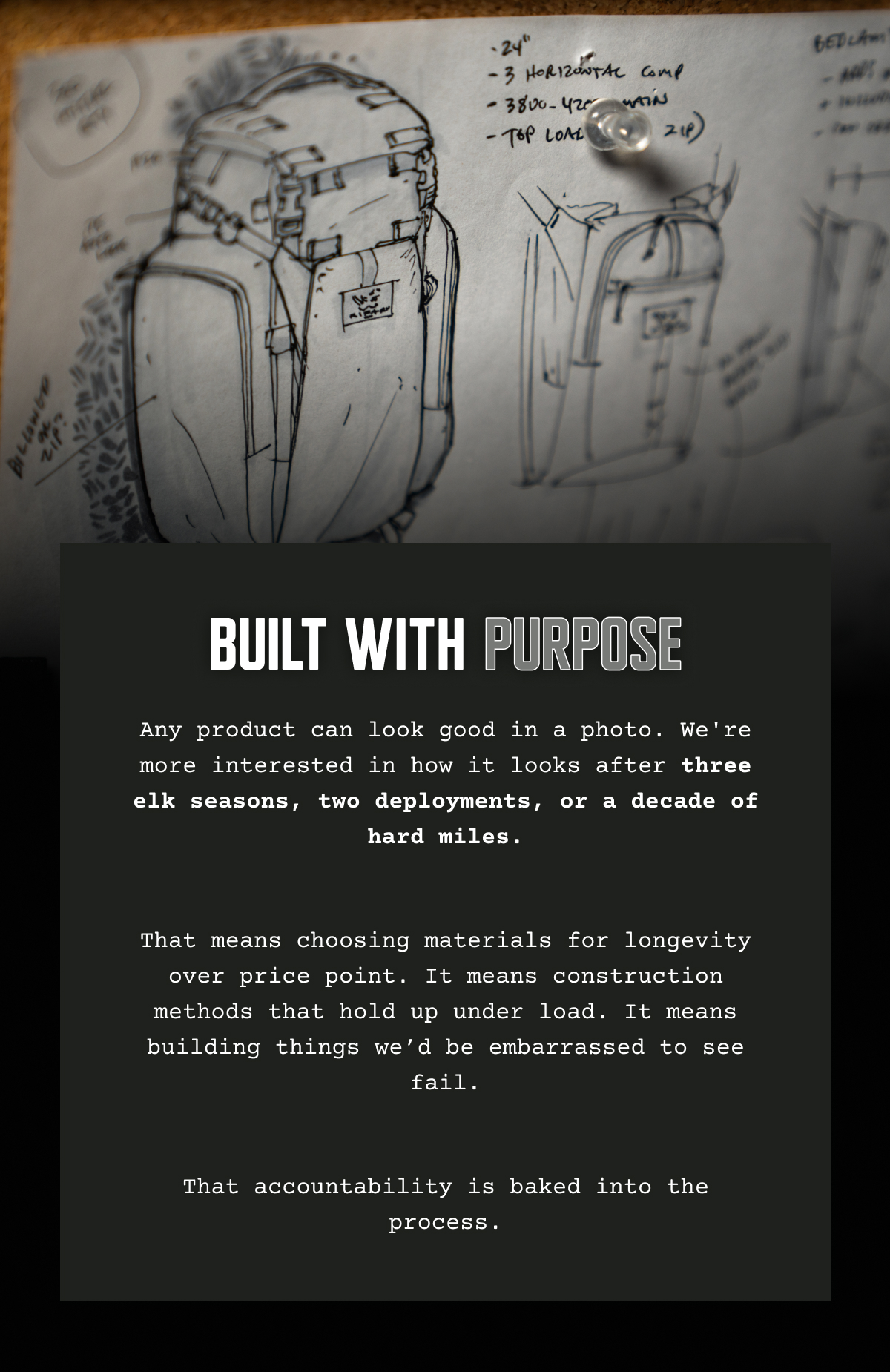 Built with purpose