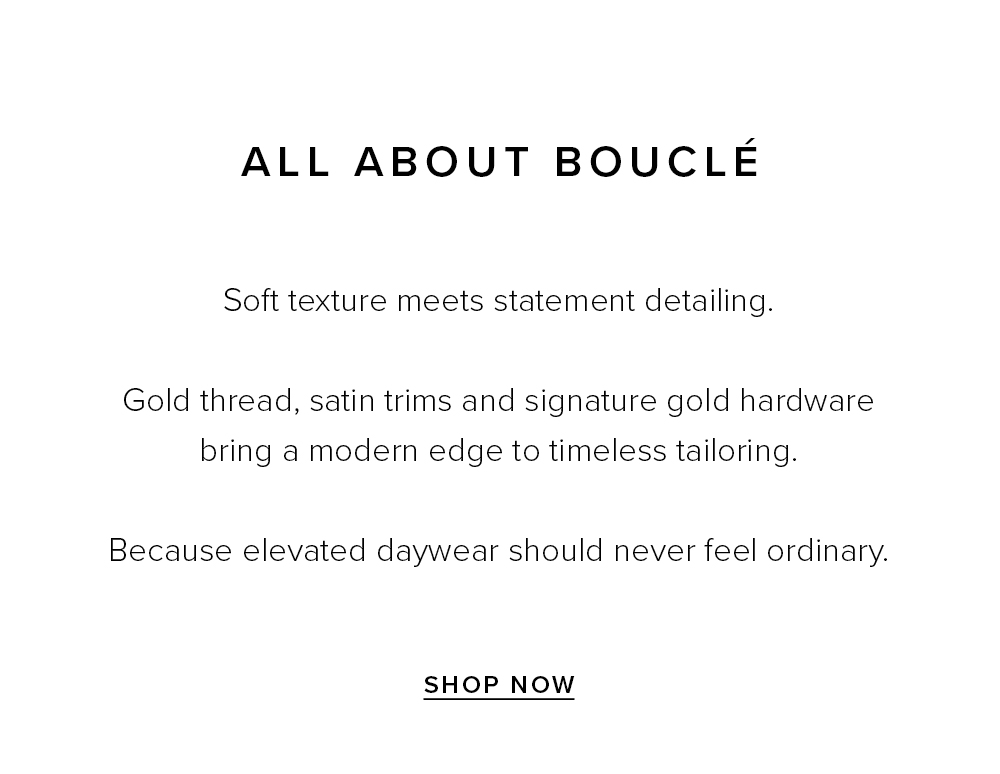 All About Bouclé