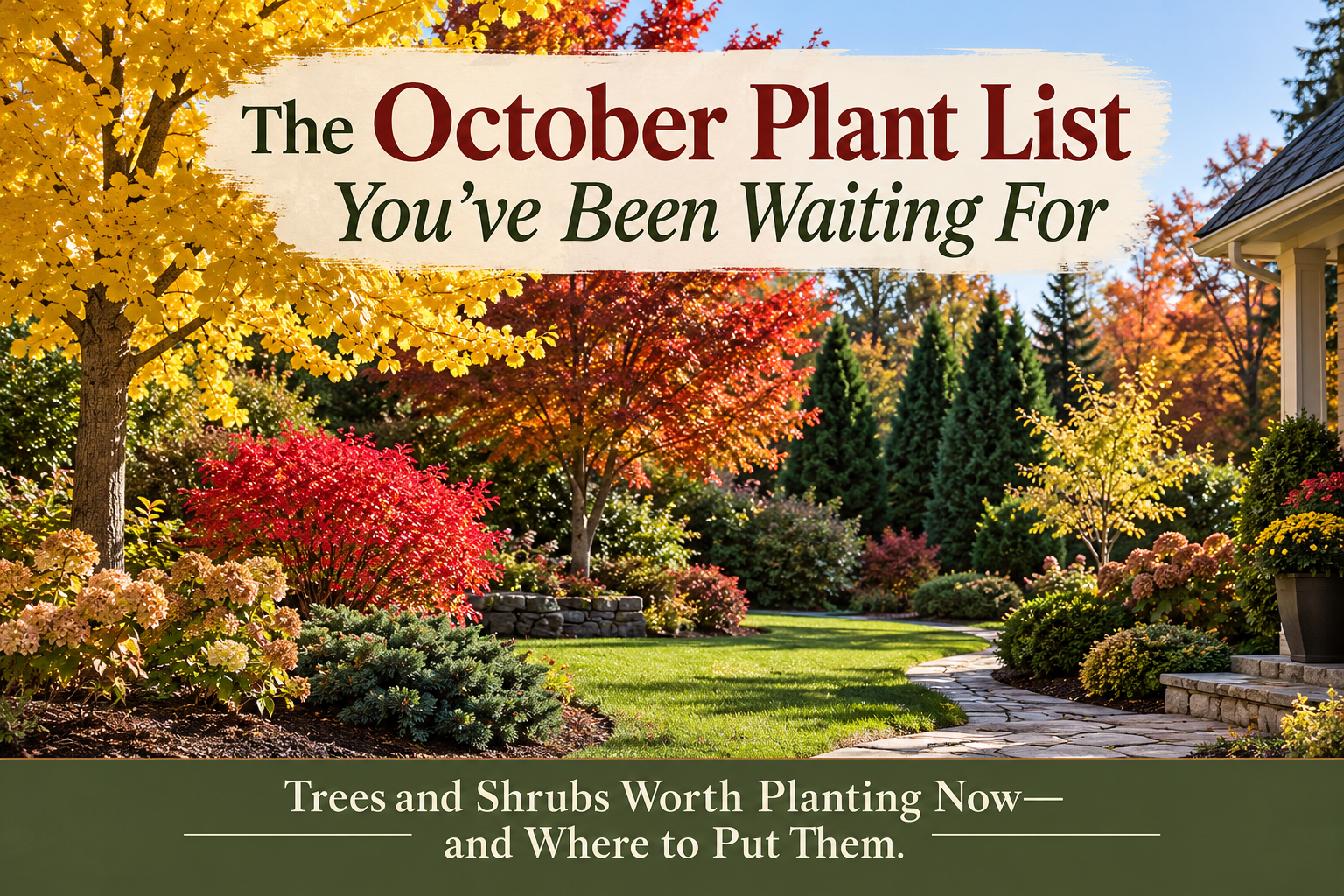 Time to Fall Plant!