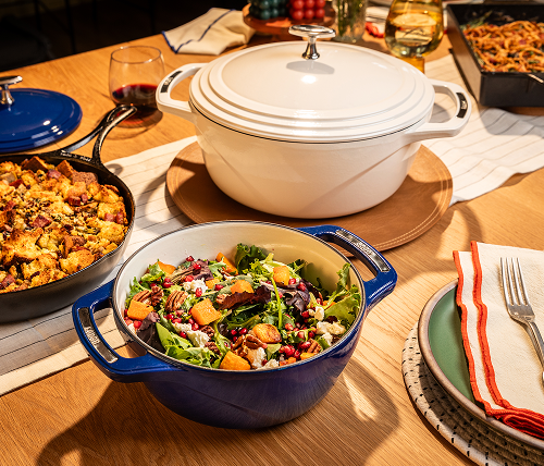 Enamel Dutch Oven and Grill Pan