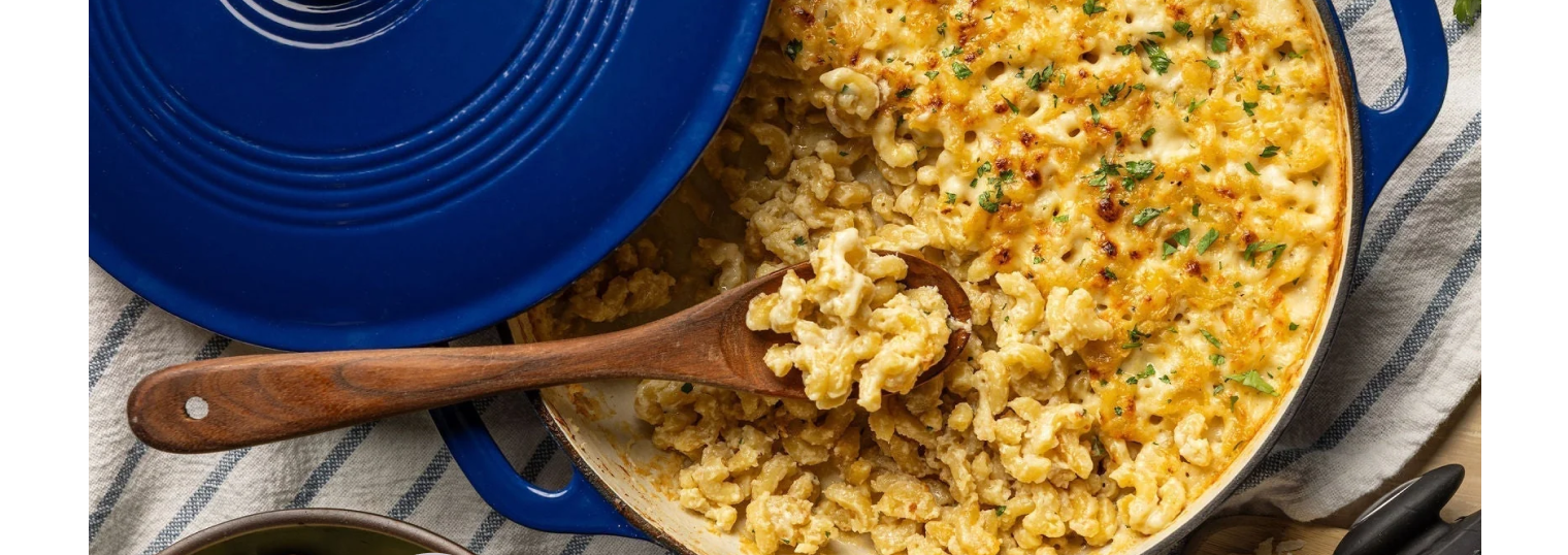 Mac and cheese in a