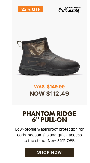 25% off | was $149 is now $112.49 | Rocky Phantom Ridge x Buckmasters 6