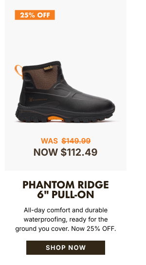 25% off | was $149 is now $112.49 | Rocky Phantom Ridge x Buckmasters 6