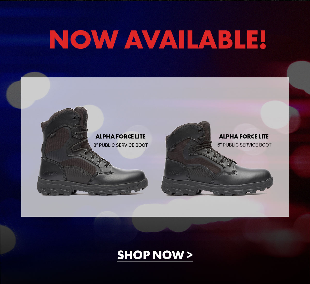 now available | shop now