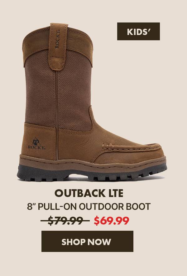 Rocky Outback LTE Kids’ Pull-On Outdoor Boot