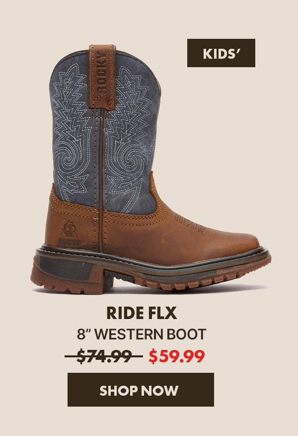 Rocky Kids' Ride FLX Western Boot