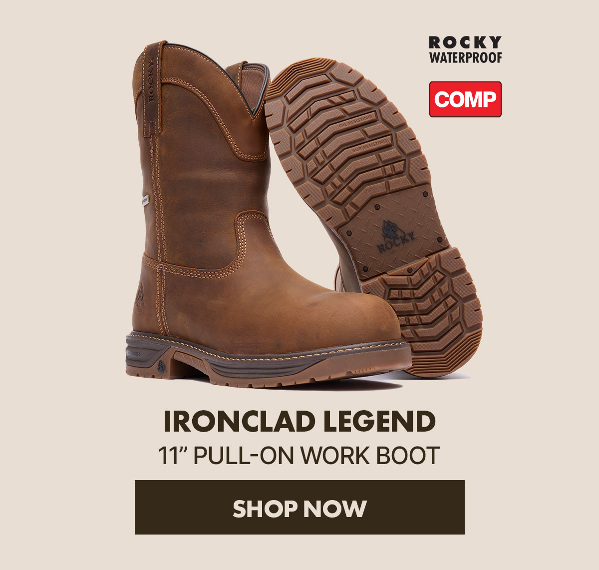 Rocky IronClad Legend Composite Toe Work Boot