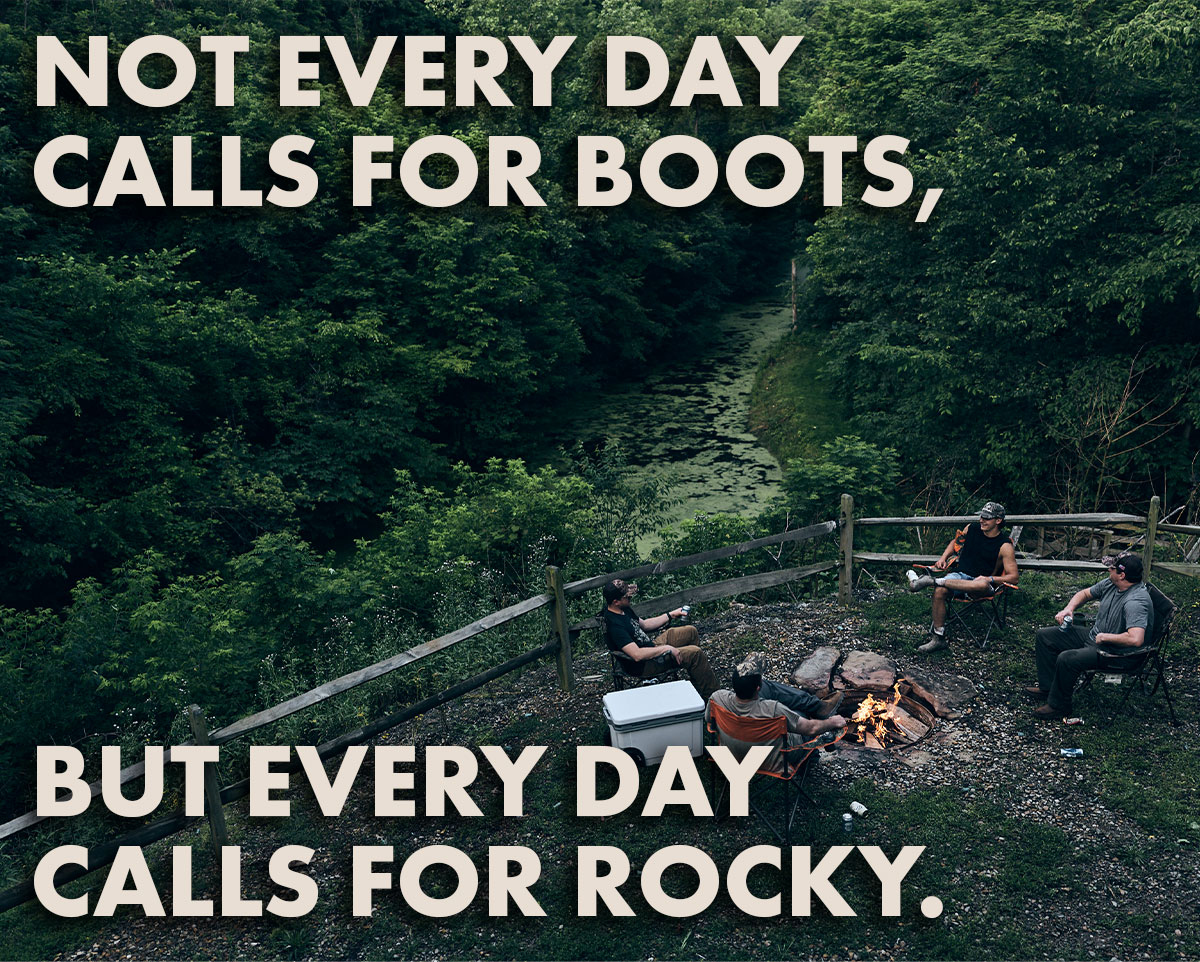 not every day calls for boots, but every day calls for rocky