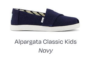 lpargata Classic Kids Shoe Navy Heritage Canvas - Image