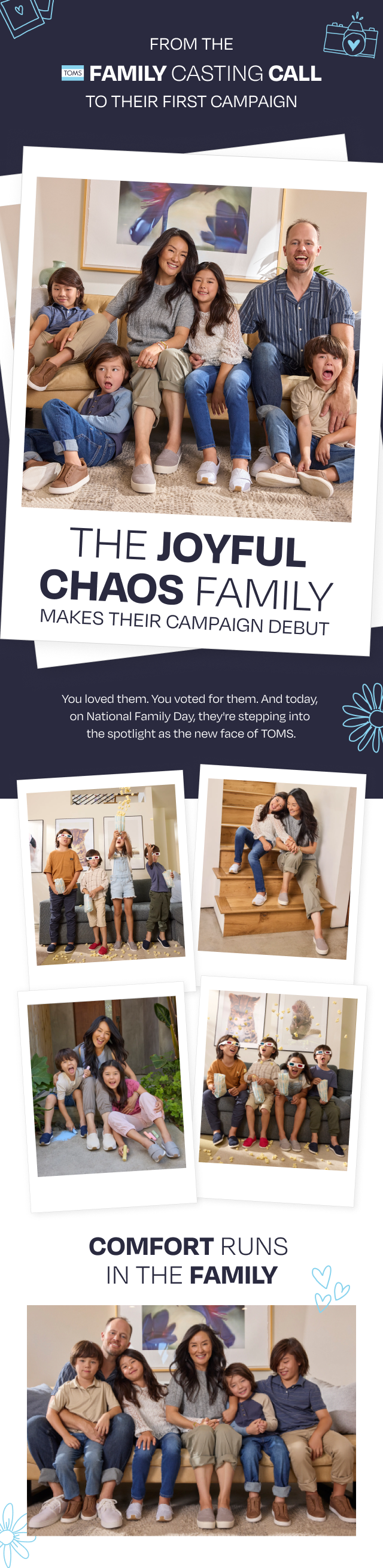 The Joyful Chaos Family Makes Their Campaign Debut - Image