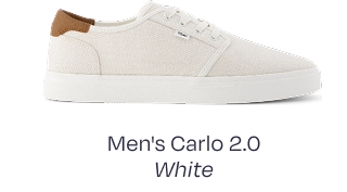 Carlo 2.0 White Legacy Canvas Lace Up Sneaker - Image