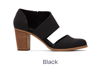 Milan Black Closed Toe Heel - Image