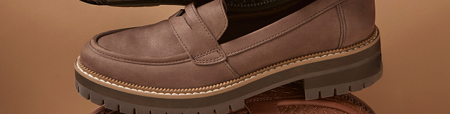 Cara Dark Brown Leather Loafer - Image