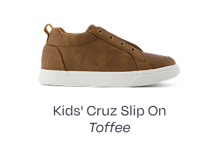 Kids Shoe Cruz Mid Kids Slip On Shoe Toffee Microsuede - Image