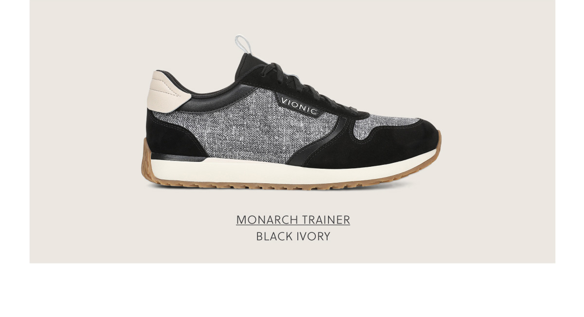 SHOP MONARCH TRAINER - BLACK IVORY