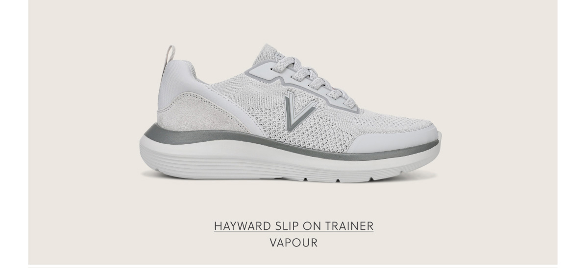 SHOP HAYWARD SLIP ON TRAINER - VAPOUR