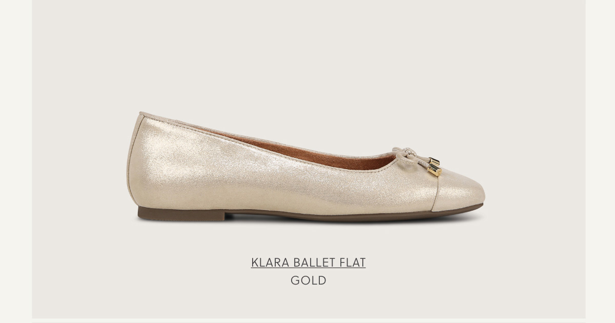 SHOP BALLET FLAT - GOLD