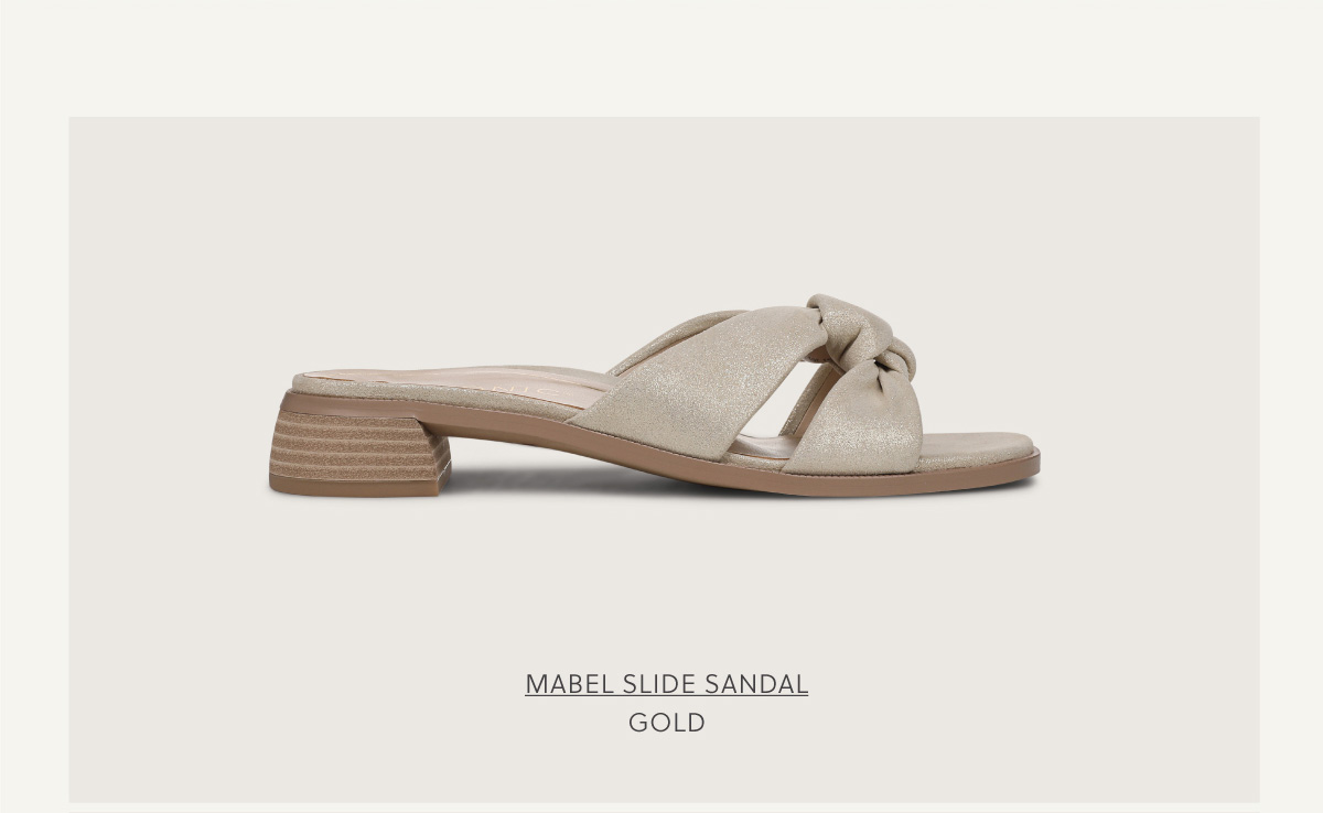 SHOP MABEL SLIDE SANDAL - GOLD