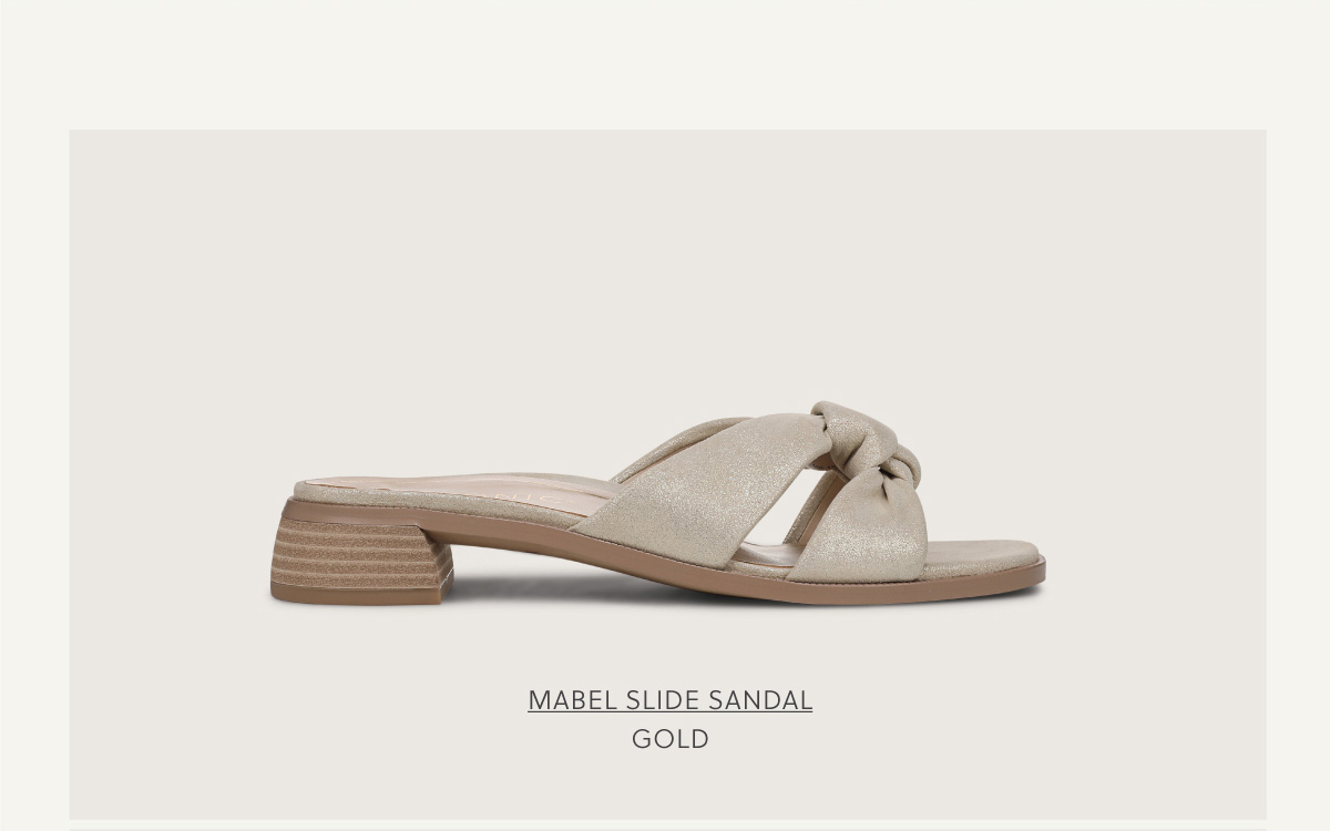 SHOP MABEL SLIDE SANDAL - GOLD