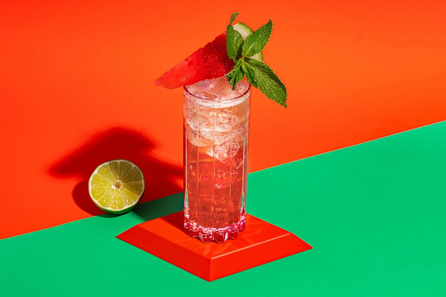 This Watermelon Mojito Gets a Spicy Kick from Ginger Beer