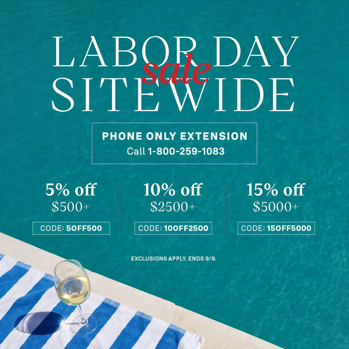 Labor Day Sitewide Sale