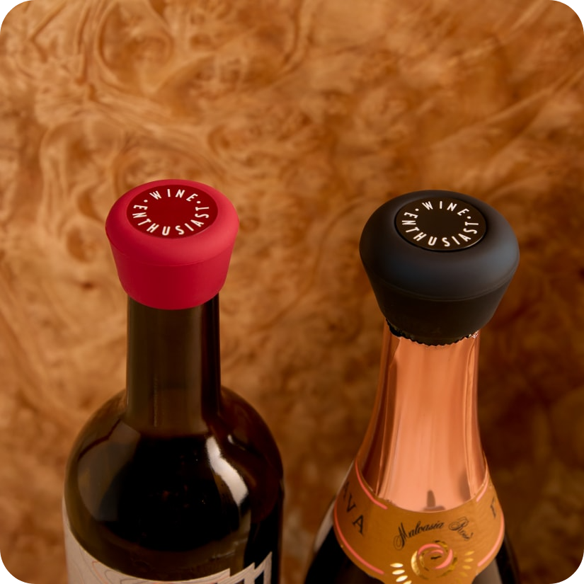 Wine Enthusiast x Pulltex Wine & Champagne Stoppers (Set of 2)