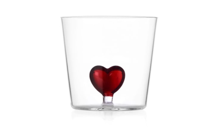 Ichendorf Milano Cuore Heart Glass Tumblers