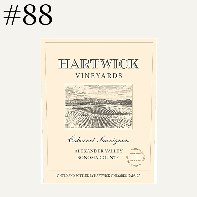 Hartwick Vineyards 2024 Cabernet Sauvignon (Alexander Valley), $20