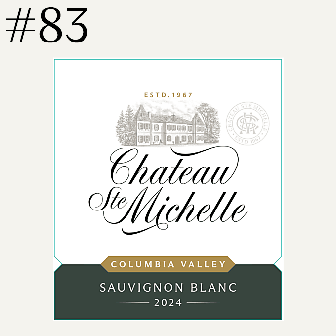 Chateau Ste. Michelle 2024 Columbia Valley Sauvignon Blanc (Columbia Valley, WA), $14